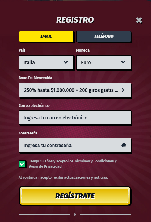 AllySpin-Casino-Chile-Register
