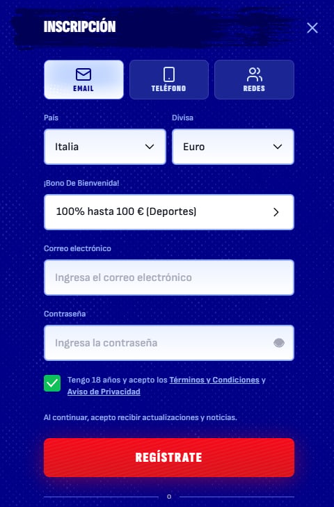 Bankonbet-Casino-ES-Register