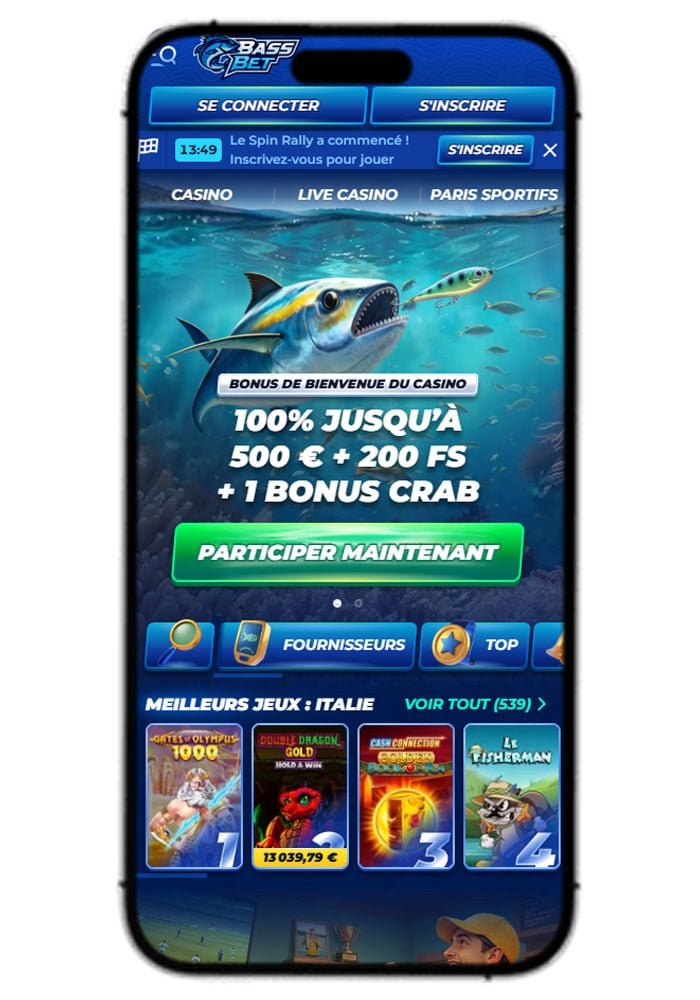 BassBet Casino BE Mobile