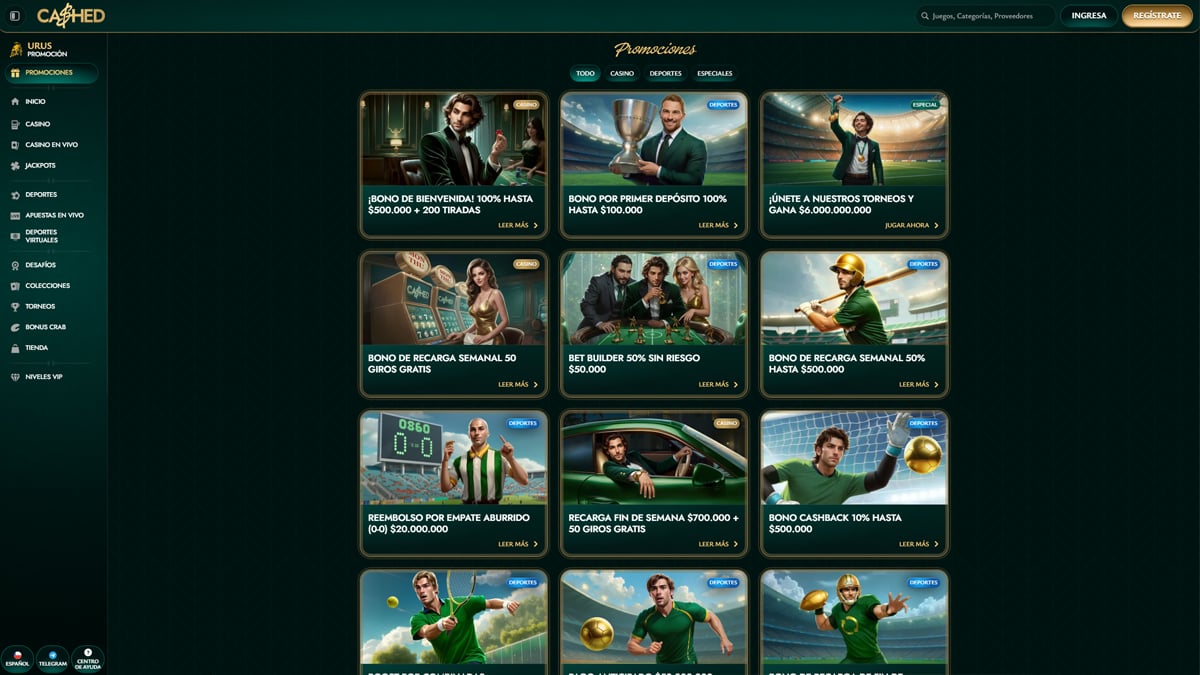 Cashed-Casino-Chile-Bonuses