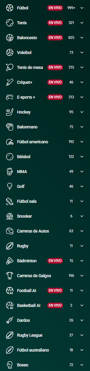 Cashed-Casino-Chile-Sports
