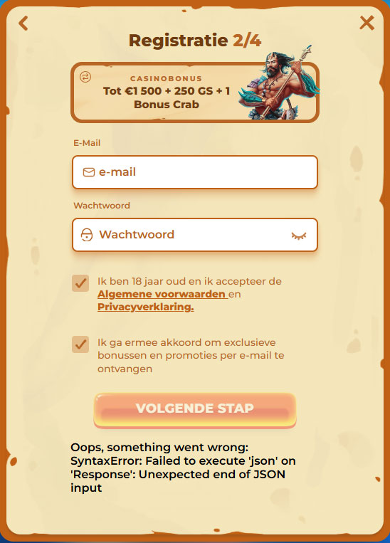 Posido Casino Register