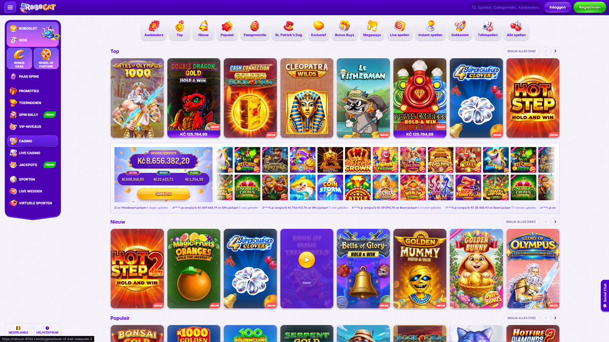 Tragamonedas de Robocat Casino