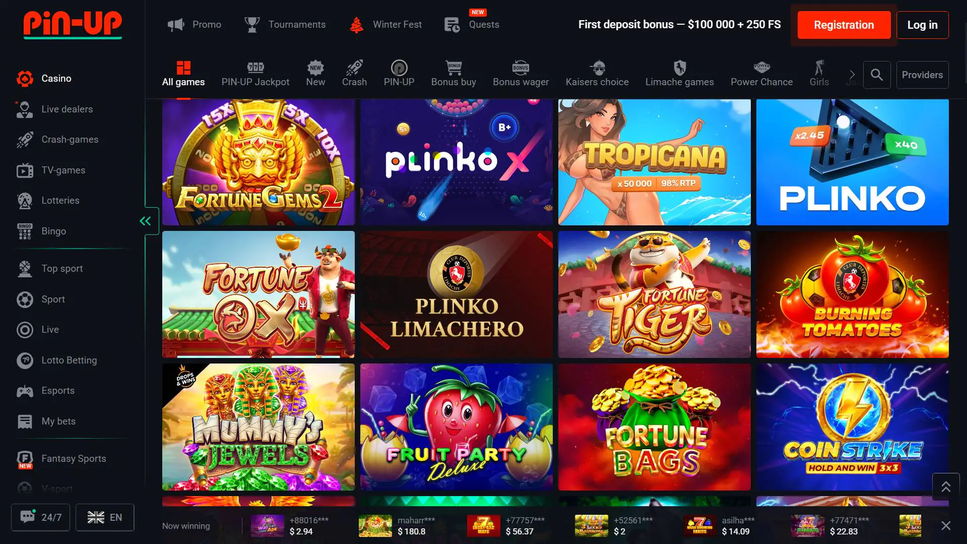 PinUp Casino Slots