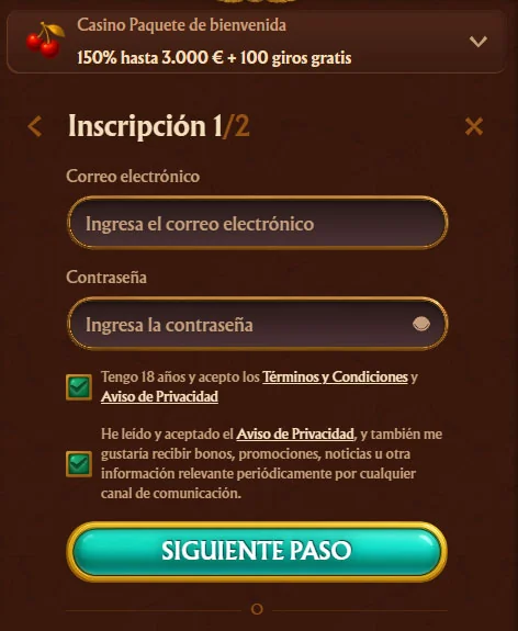 AmunRa-Casino-ES-Register
