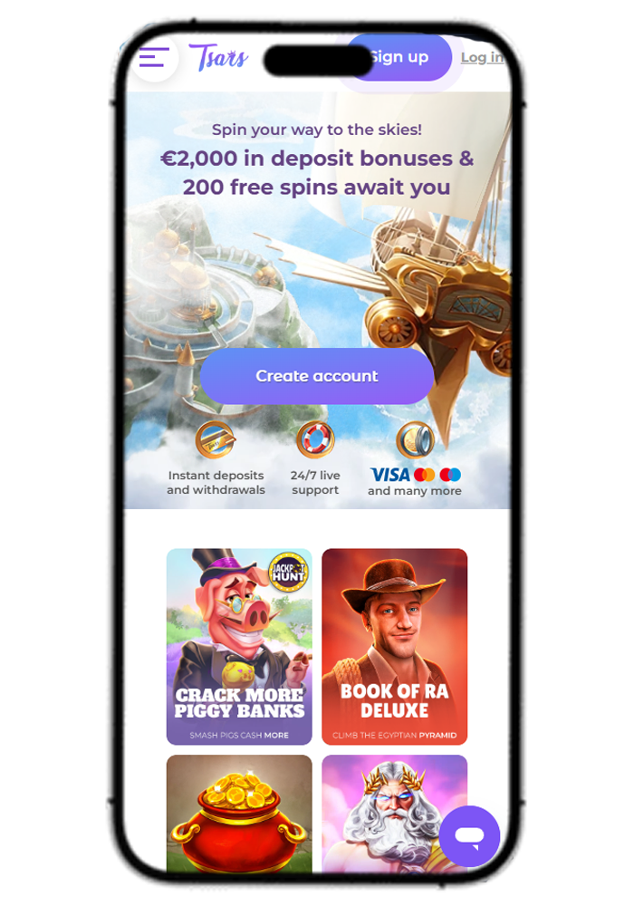 Tsars Casino Mobile