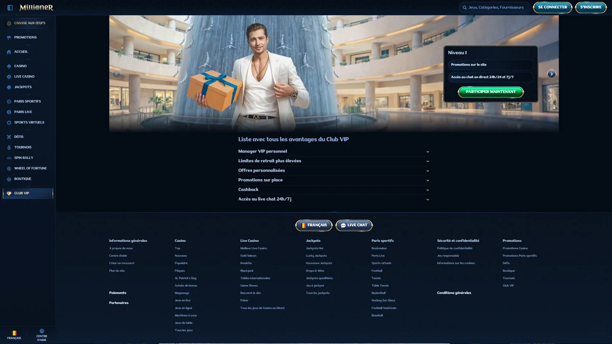Millioner Casino VIP